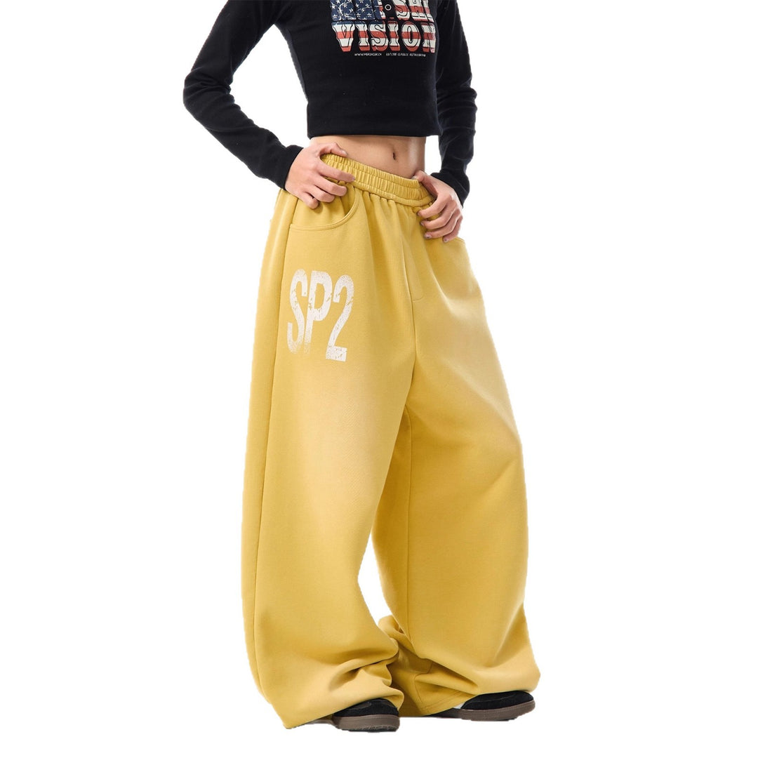 Damen Weite Sporthose Drune