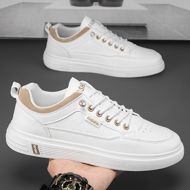 Damen Modische Sneakers mit hochwertiger Lederoberfläche und dämpfendem Fußbett Drune