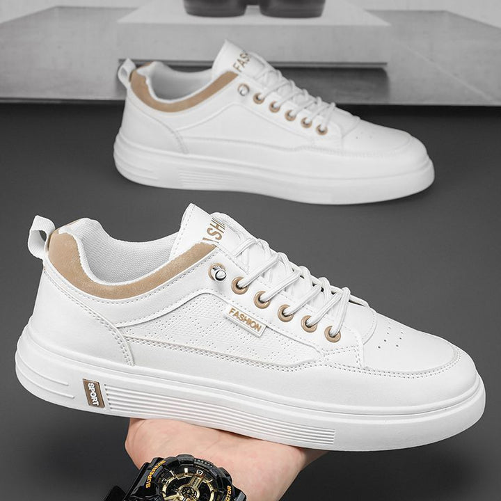 Damen Modische Sneakers mit hochwertiger Lederoberfläche und dämpfendem Fußbett Drune