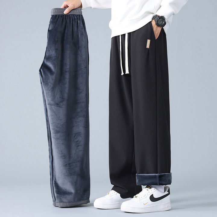 Herren Luxuriöse Fleece-Loungewear-Hose