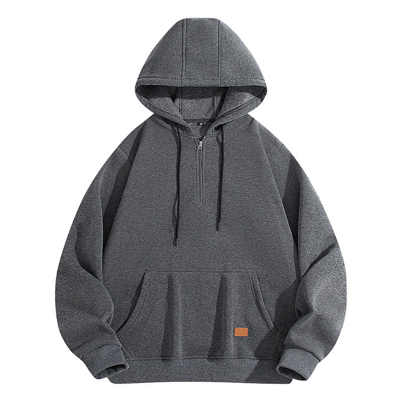 Herren Sportlicher Kapuzenpullover mit Reißverschluss Drune
