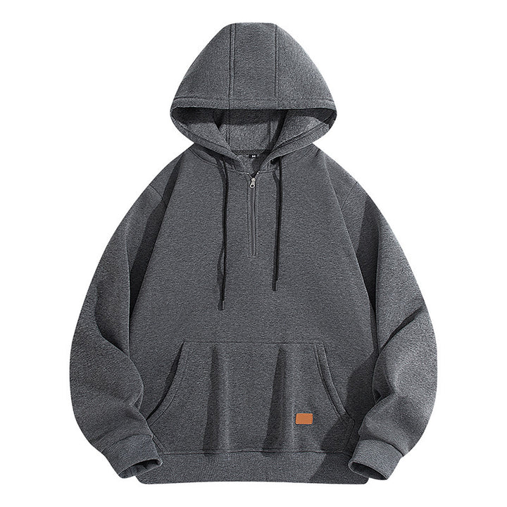 Herren Sportlicher Kapuzenpullover mit Reißverschluss Drune