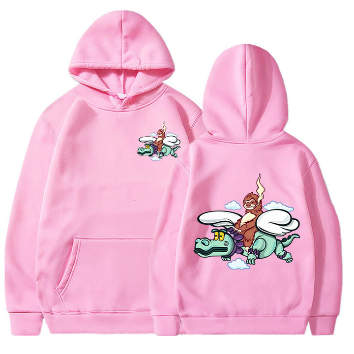 Damen Kapuzenpullover mit verspieltem Grafikdesign und hochwertiger Verarbeitung Drune