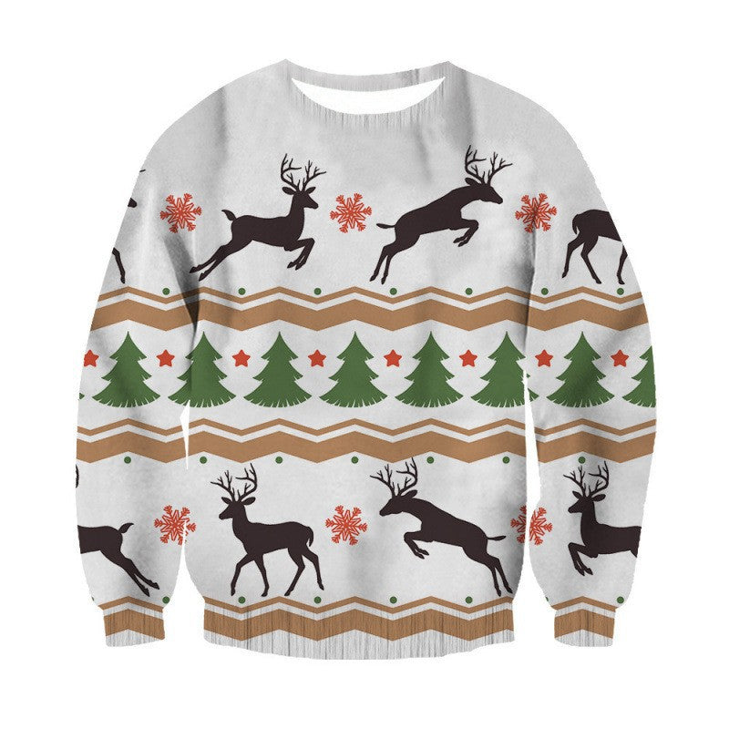 Drune | Lustiger Dino Weihnachtspullover - Damen