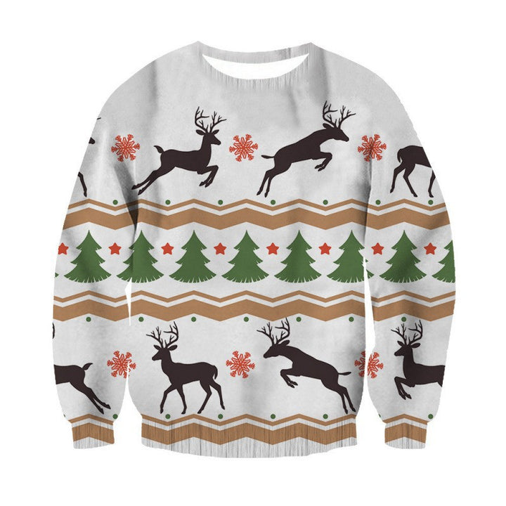 Drune | Lustiger Dino Weihnachtspullover - Damen