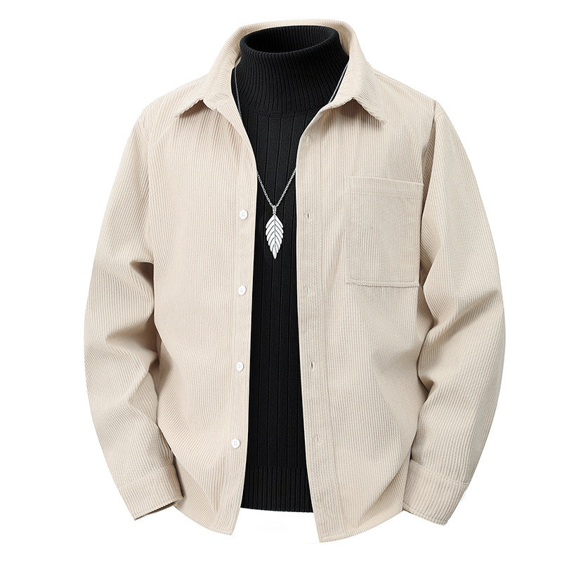 Herren Hochwertige Cordjacke Drune