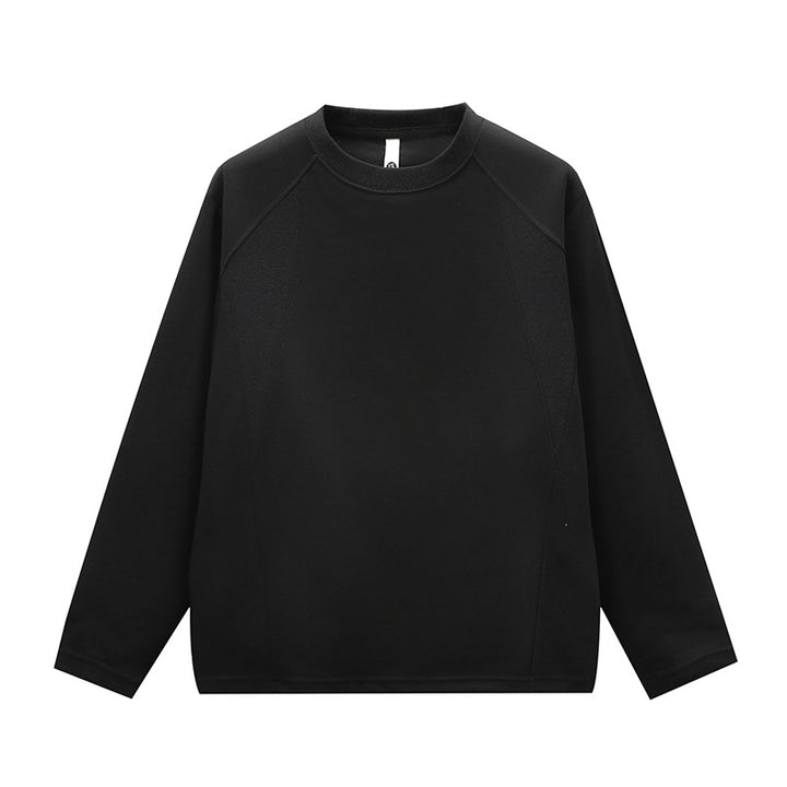 Unisex Minimalistisches Rundhals-Sweatshirt mit Raglanärmeln Drune