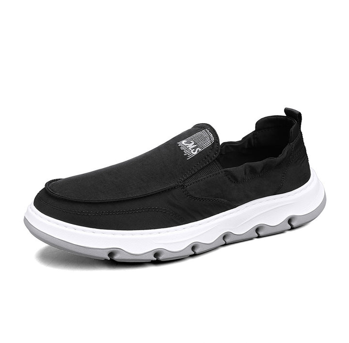 Herren eleganter Slipper-Sneaker mit elastischem Einstieg und stoßdämpfender Wellensohle Drune
