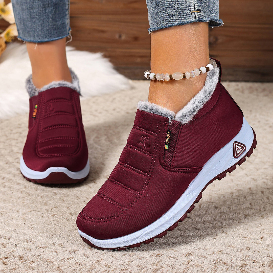 Damen Bequeme Winter-Sneaker mit kuscheligem Futter Drune