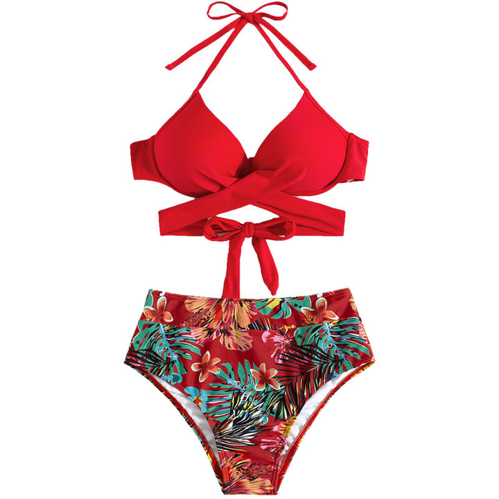 Damen Triangel-Bikini mit elegantem Wickeldesign Drune
