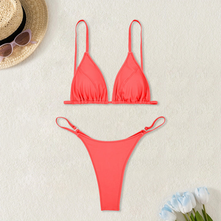 Damen Triangel-Bikini mit verstellbaren Trägern Drune