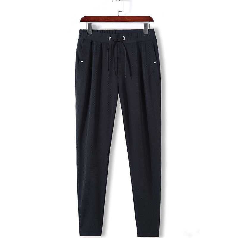 Damen Slim-Fit Jogginghose aus Strukturjersey mit Elastischem Komfortbund und Kordelzug Drune