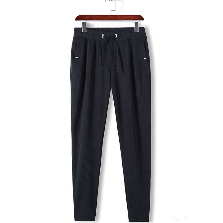 Damen Slim-Fit Jogginghose aus Strukturjersey mit Elastischem Komfortbund und Kordelzug Drune