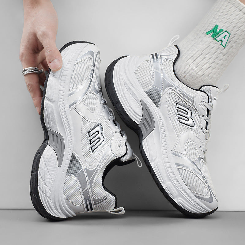 Unisex Voluminöse Mesh-Runner mit atmungsaktivem Obermaterial und stoßdämpfender Plateausohle Drune