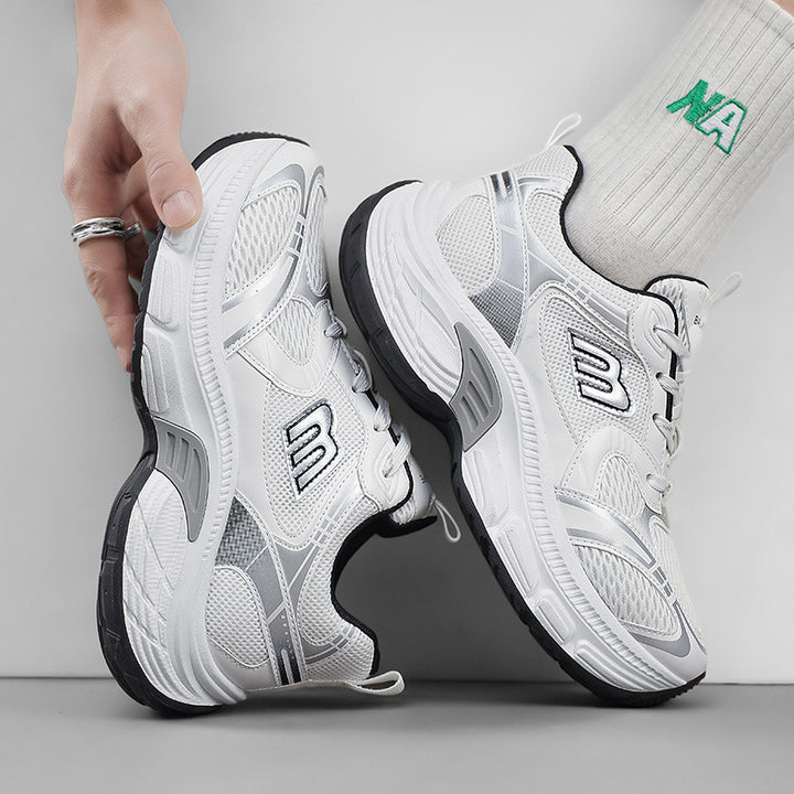 Unisex Voluminöse Mesh-Runner mit atmungsaktivem Obermaterial und stoßdämpfender Plateausohle Drune
