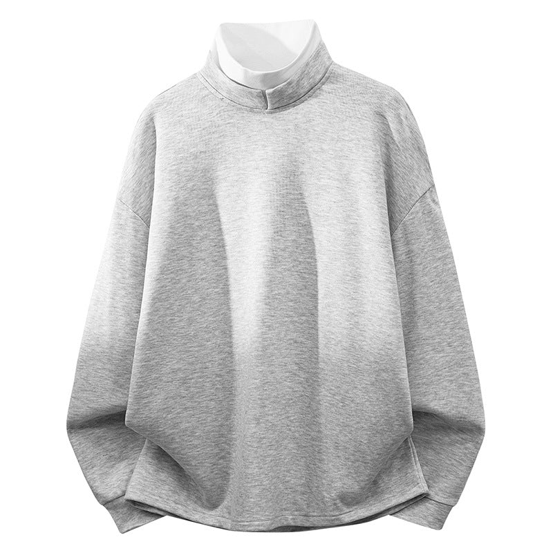 Damen Hochwertiger Stehkragen Pullover Drune