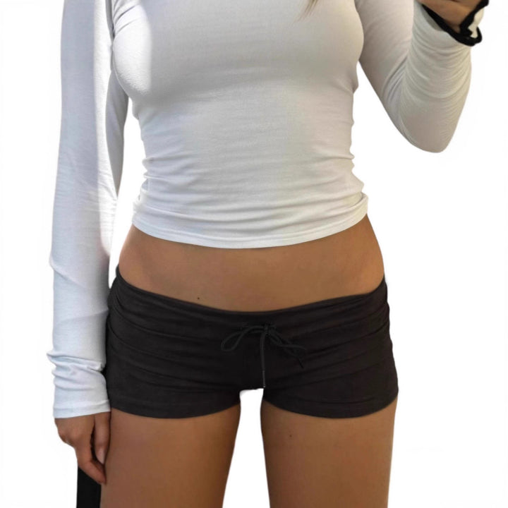 Damen Sportliche Shorts mit Sternenprint und elastischem Bund Drune