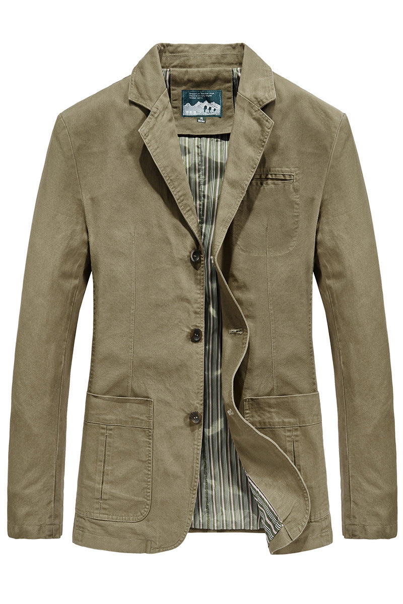Herren Eleganter Baumwollblazer Drune