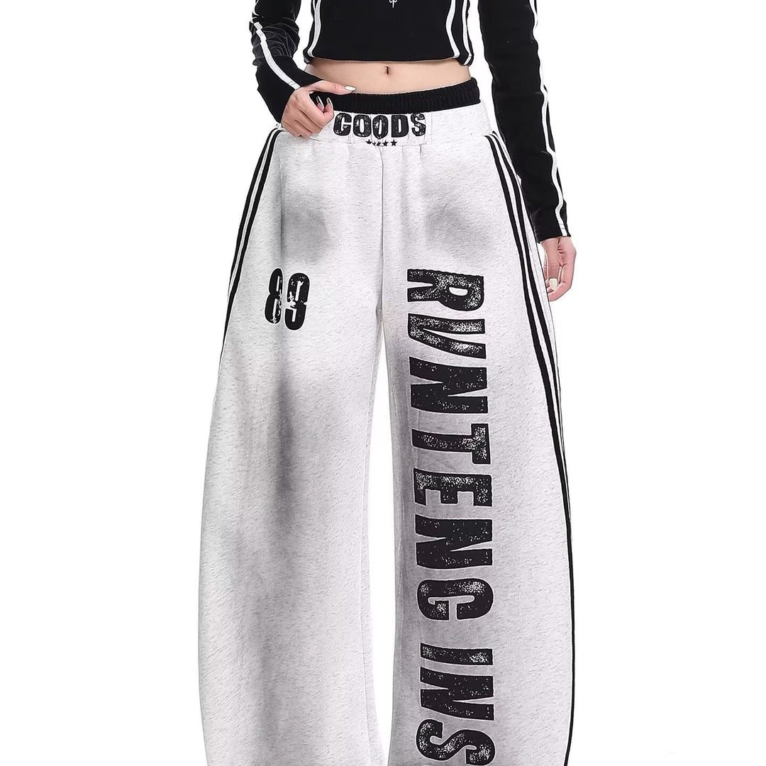 Damen Weite Baggy-Jogginghose Drune