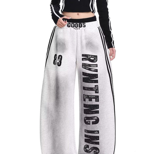 Damen Weite Baggy-Jogginghose Drune