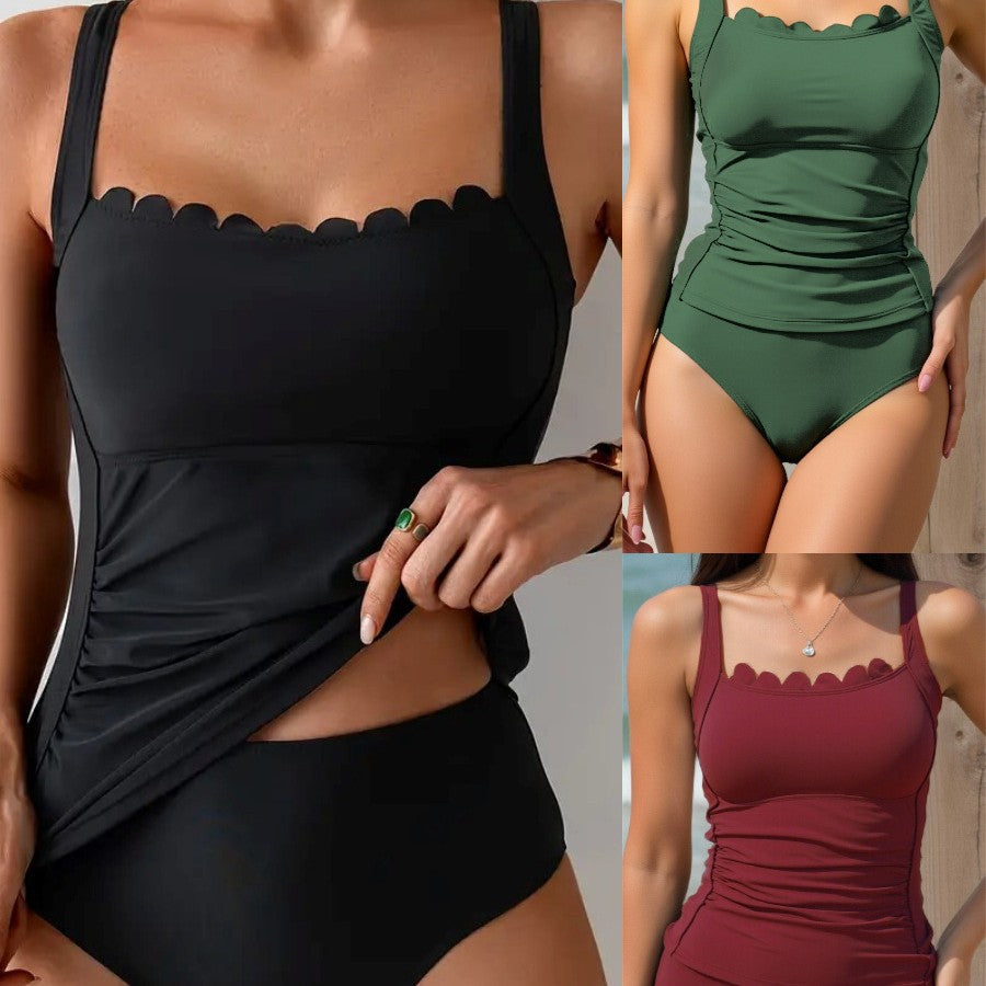 Damen Tankini mit elegantem Rüschendesign Drune
