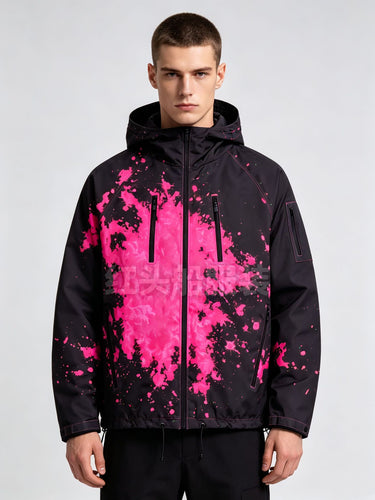 Herren Sportliche Jacke mit hoher Funktionalität und buntem Druck