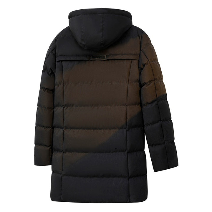 Herren Wattierter Parka im Duffle‑Stil mit Kapuze und großen Pattentaschen Drune