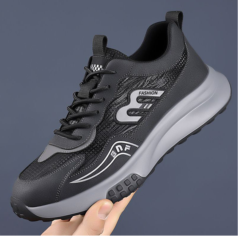 Herren Plateau-Sneaker mit atmungsaktivem Mesh und ergonomischer Dämpfung Drune