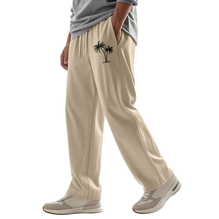 Herren Legere Freizeithose mit seitlichem Logodruck Drune