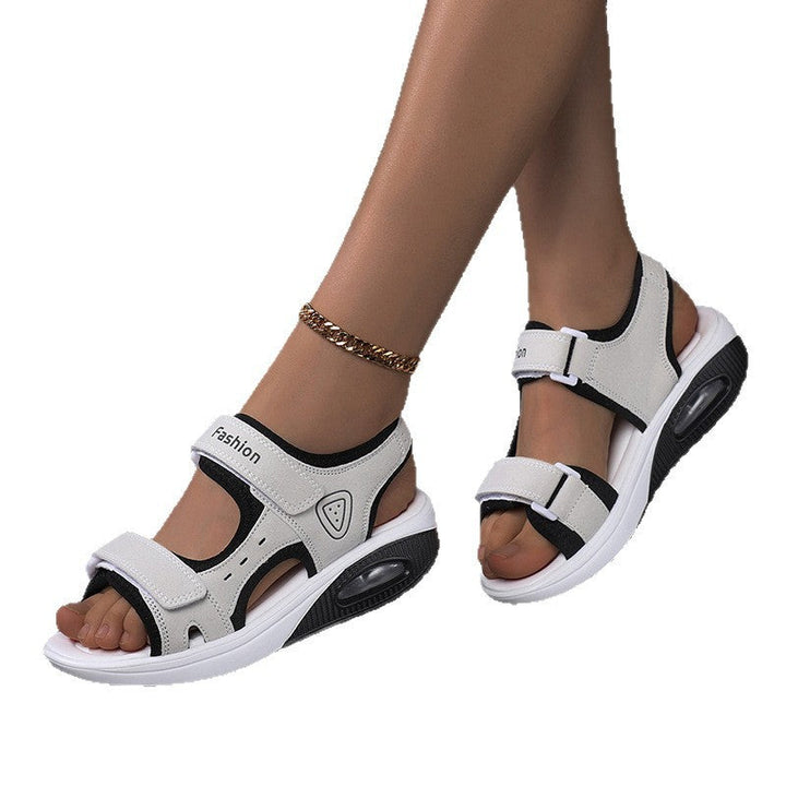 Damen Sportliche Sandalen mit ergonomischer Unterstützung und verstellbarem Klettverschluss Drune