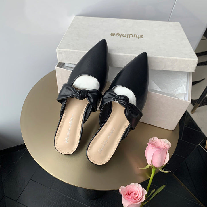 Damen Mules mit elegantem Knotendesign Drune