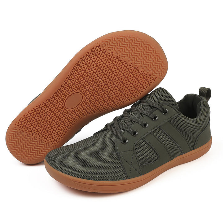 Unisex atmungsaktive Strick-Freizeit-Sneaker mit gepolstertem Fersenkragen und flexibler EVA-Laufsohle Drune