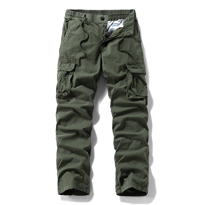 Herren Multifunktionale Cargohose mit elastischem Komfortbund, Tunnelzug und Organizer‑Taschen Drune