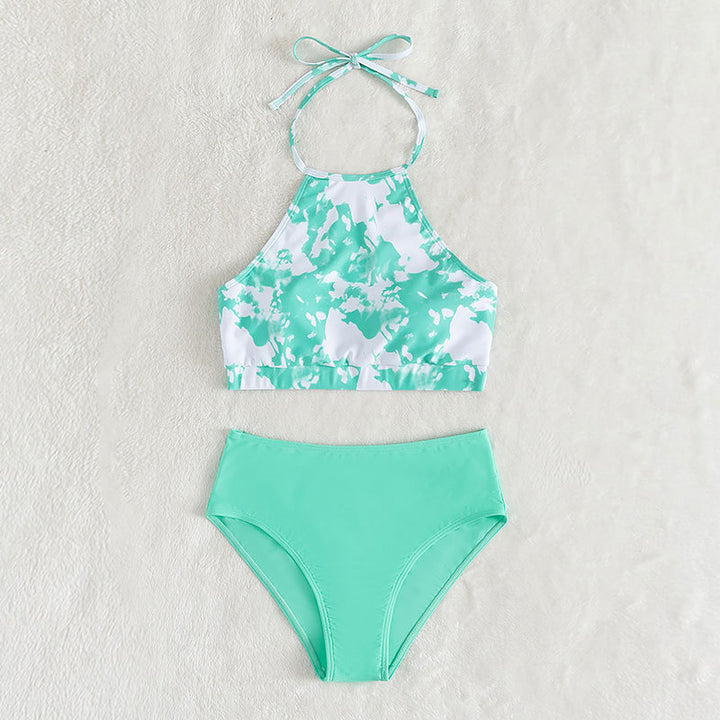 Damen Hochgeschnittenes Bikini-Set Drune