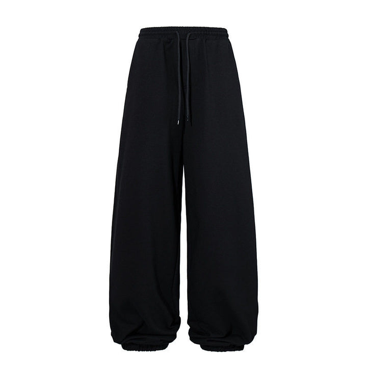 Damen Extraweite Palazzo-Sweathose mit hohem Komfortbund und Ballon-Saum Drune