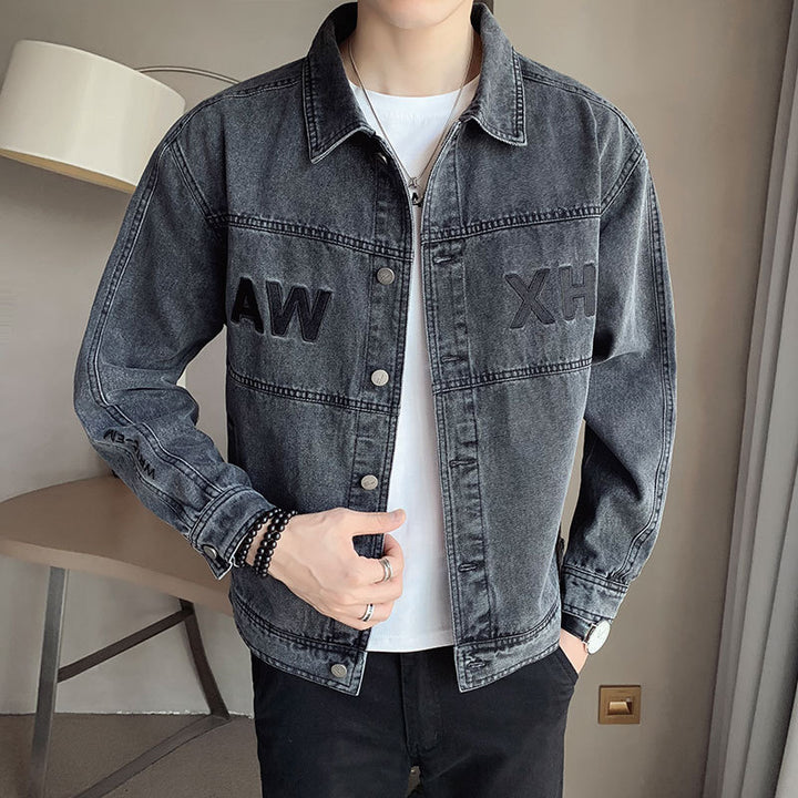 Herren Modische Denimjacke Drune