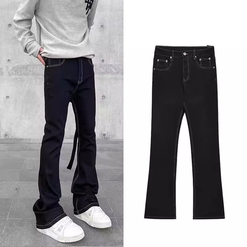 Herren Modische geflammte Jeans Drune