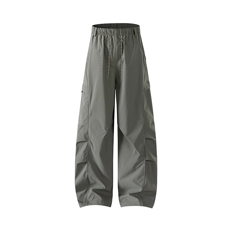 Herren Tech-Cargo-Hose aus wind- und wasserabweisendem Nylon mit elastischem Bund & Multifunktionstaschen Drune