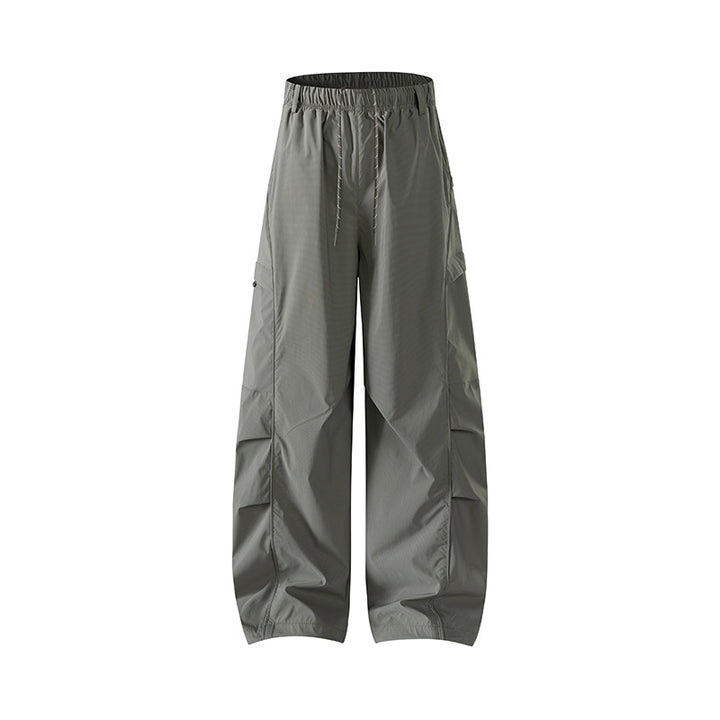 Herren Tech-Cargo-Hose aus wind- und wasserabweisendem Nylon mit elastischem Bund & Multifunktionstaschen Drune