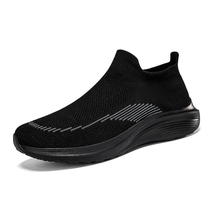 Herren nan sockenähnliche Strick-Sneaker mit nahtlosem Obermaterial und stoßdämpfender Sohle Drune