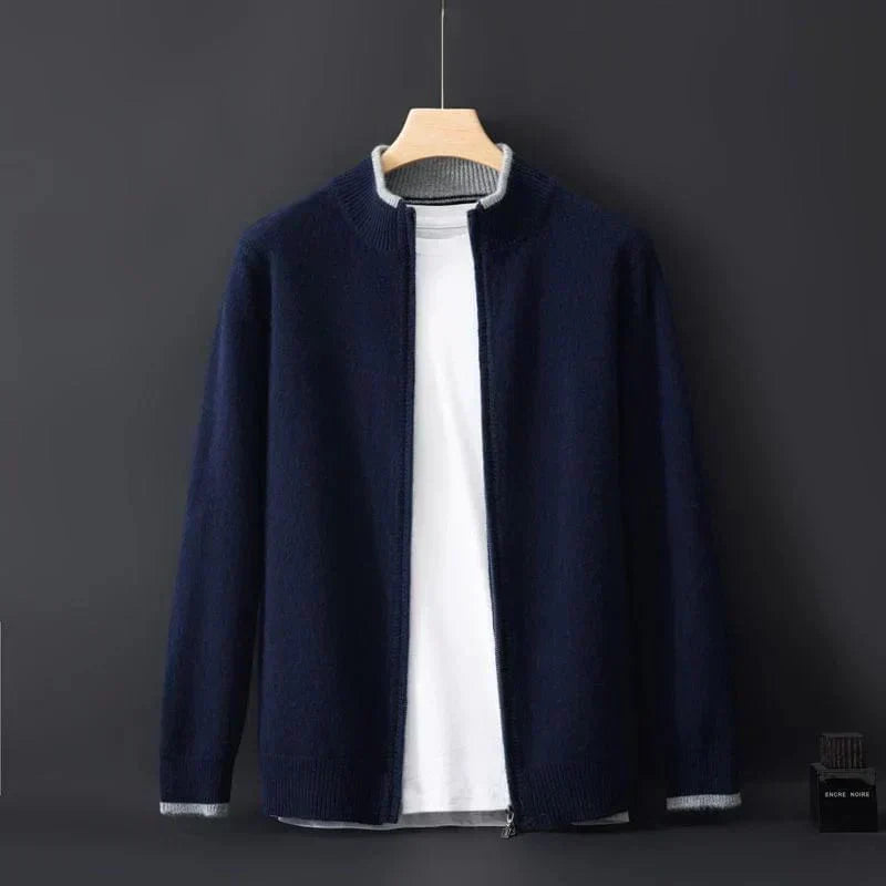 Drune | Bequeme Strickjacke Herren mit Reißverschluss für Alltag und Anlässe