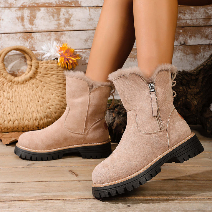 Damen Winterstiefel mit warmem Futter und robustem Profil Drune
