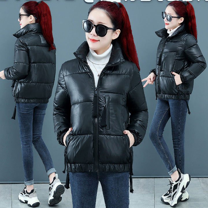 Damen Modische Wattierte Kurzjacke Drune