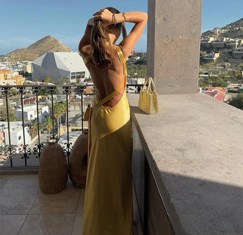 Drune | Shoulder-Kleid Mit Schnürdetails Für Frauen