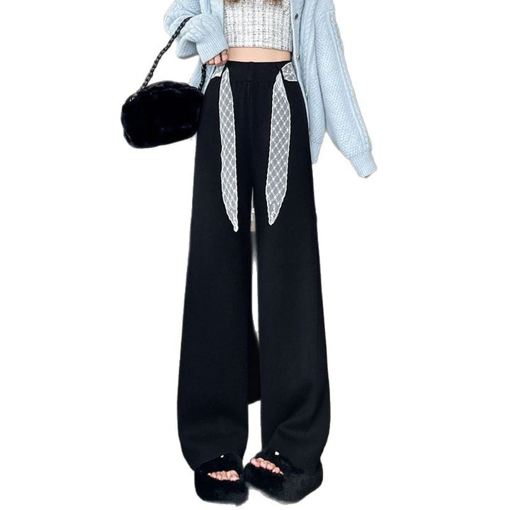 Damen Bequeme Oversized Stoffhose Drune