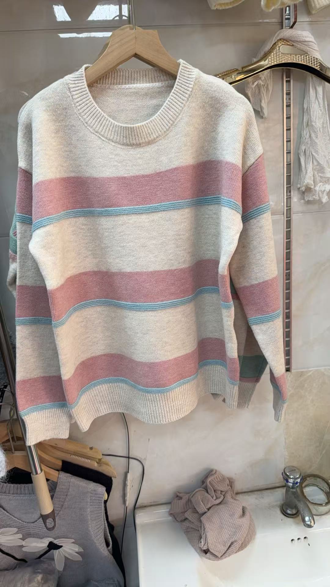 Damen Gemütlicher und Modischer Pullover Drune