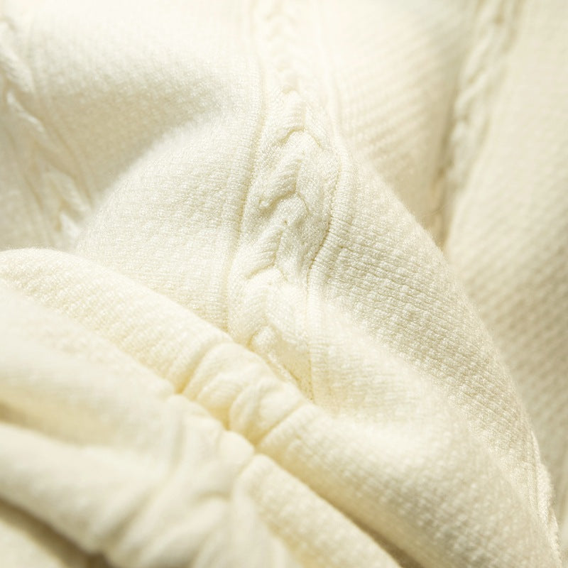 Damen Eleganter, plissierter Maxirock aus hochwertigem Strick Drune