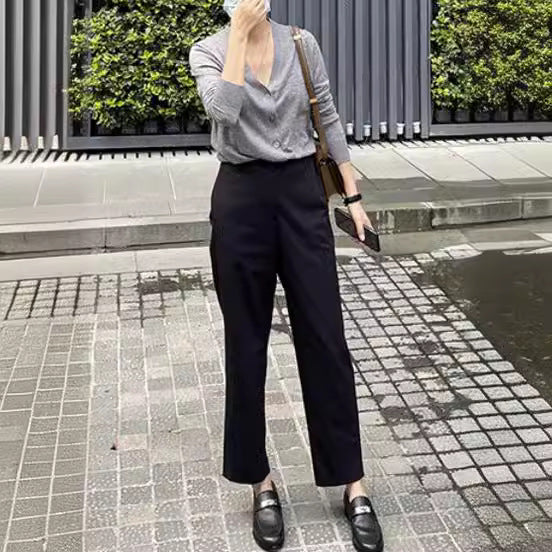 Damen Bequeme und elegante Chino-Hose Drune