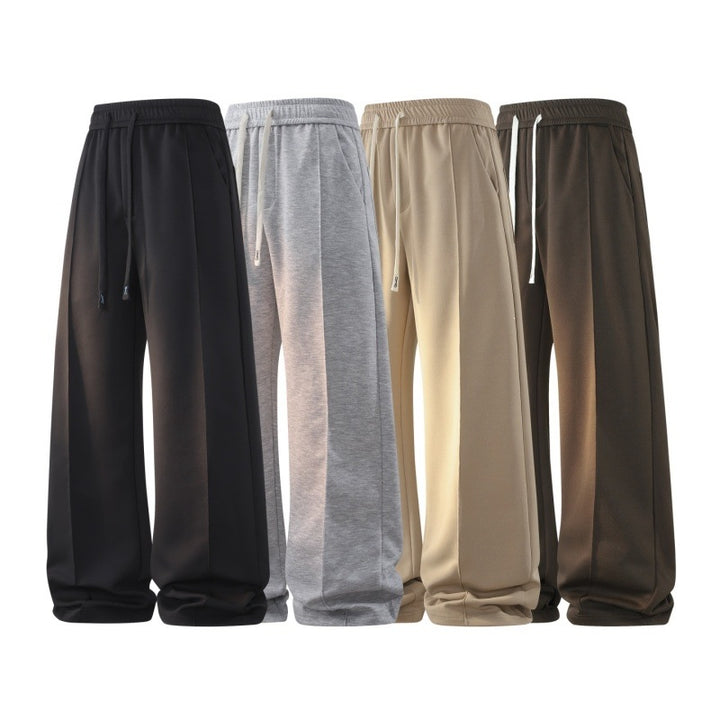 Damen Weite Lounge-Jogginghose mit Kordelzug, elastischem Bund & Seitentaschen Drune