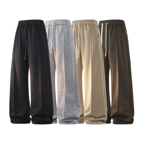 Damen Weite Lounge-Jogginghose mit Kordelzug, elastischem Bund & Seitentaschen Drune